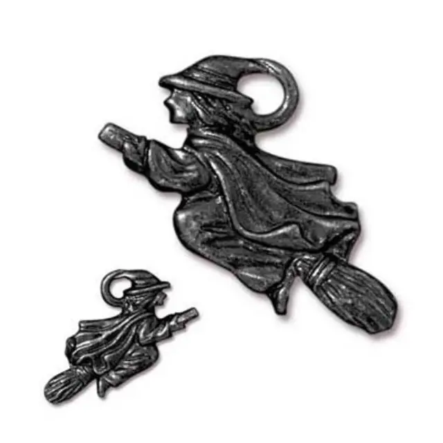 Διακοσμητικό Χυτό Pewter - Μάγισσα - Black Oxide - 1τεμ