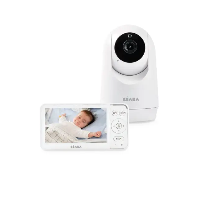 Ενδοεπικοινωνία Μωρού Beaba ZEN+2 White με Κάμερα 360° & Οθόνη 5'' BR79749