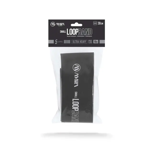 Amila Small Loop Band 10kg 30x5x1.2cm Μαύρο 96604 (Amila) - One Size 2