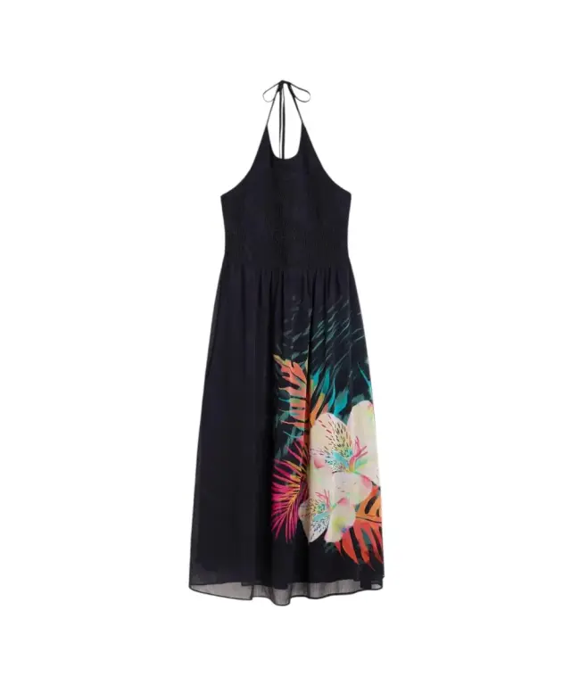 Desigual - Γυναικείο Φόρεμα Swim Daikiri Halter 26SWVW66-2000 Μαύρο - XS