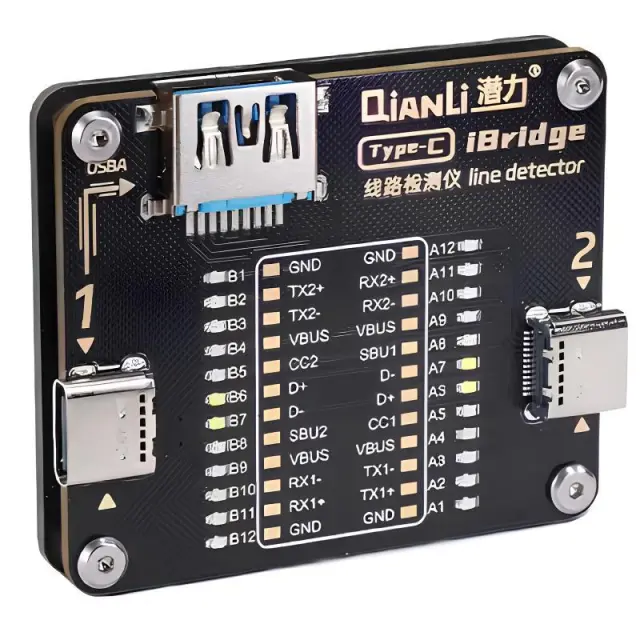 Εργαλείο Ελέγχου Καλωδίων USB A & USB C QianLi iBridge N71725