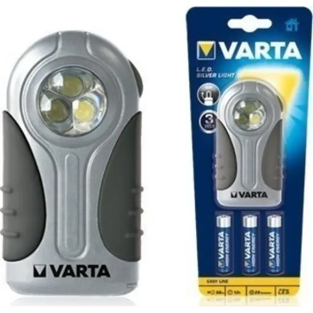 VARTA ΦΑΚΟΣ LED SILVER LIGHT WITH 3AAA