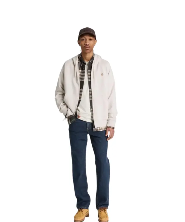 Timberland - Ανδρική Φούτερ Ζακέτα Exeter River Logo TBC0YHB8-546 Μπεζ - M 2