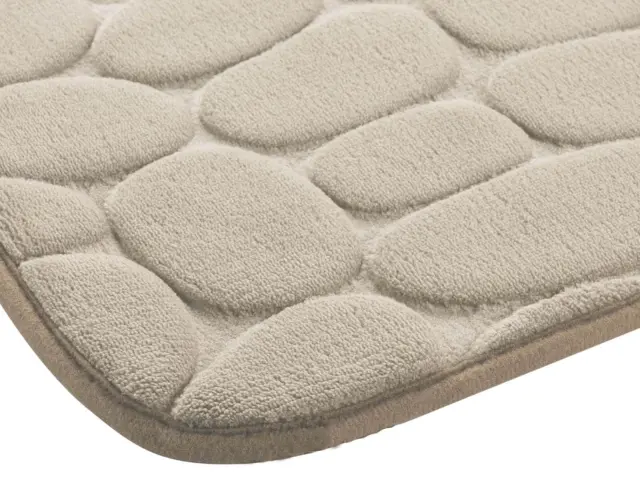 Πατάκι Μπάνιου Ricochet Douceur d'intérieur με memory foam και διαστάσεις 50x80cm - Taupe 1801981 3