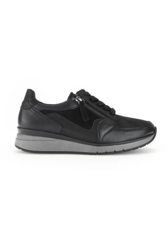 Gabor Sneakers Γυναικείο δέρμα/δέρμα Nubuck Μαύρο GAB/56307 67-SCHWARZ 3