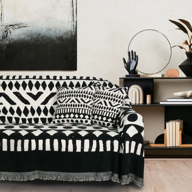 Das Home Ριχταρι 180Χ300 0277 Black - Cream Black - Cream