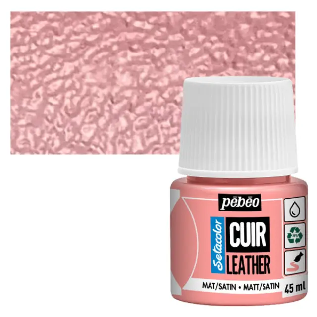Pebeo Χρώμα Δέρματος Setacolor Leather - 07 Sakura Pink - 45ml