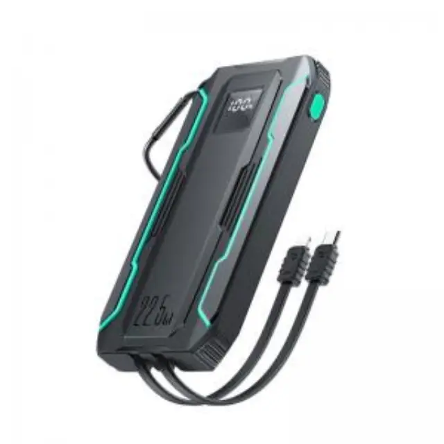 Φορτιστής Ανάγκης Joyroom JR-L017 22.5W 10000mAh PD με Φακό & 2 Ενσωματωμένα Καλώδια Μαύρο N67209 2