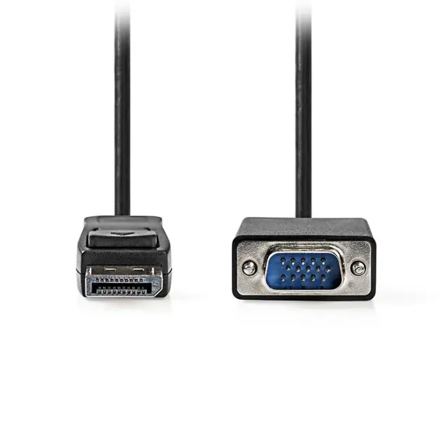 Καλώδιο εικόνας DisplayPort αρσ. - VGA αρσ., 2.00m σε μαύρο χρώμα.