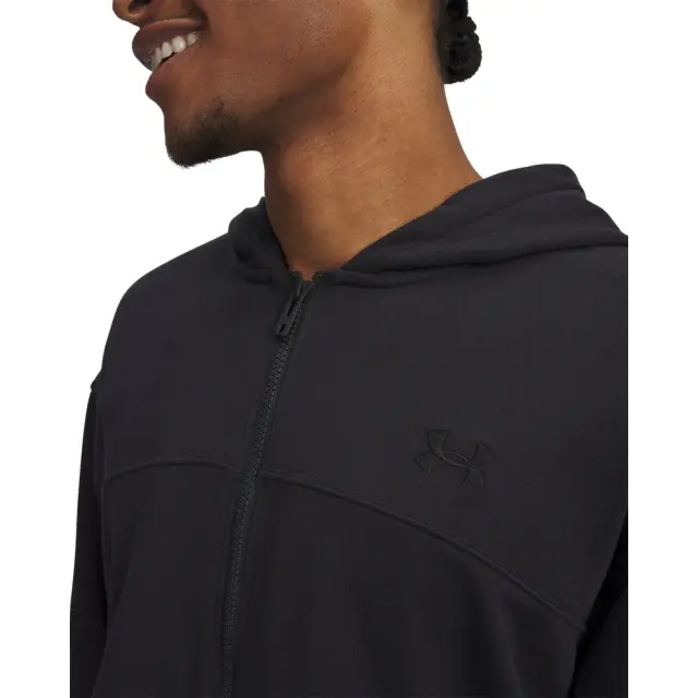 Under Armour Men's Rival Lightweight Full-Zip Jacket Μαύρο 6009346-001 (Under Armour) - XLarge 2