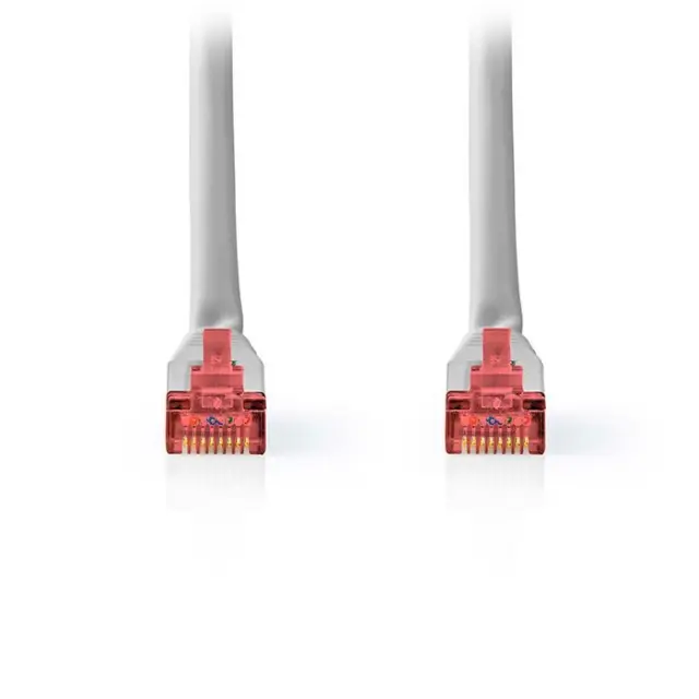 NEDIS CCGL85220GY10 ΚΑΛΩΔΙΟ ΔΙΚΤΥΟΥ ΜΗΚΟΥΣ CAT 6 S/FTP 1m ΓΚΡΙ