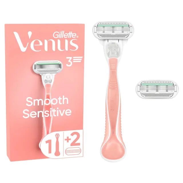 Venus - Gillette Venus Smooth Sensitive Scraper - Pink/White - Health and Personal Care