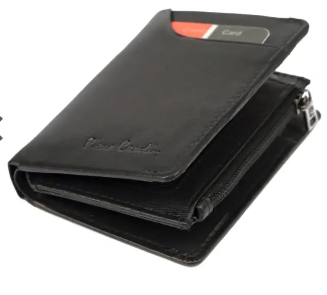 δερμάτινο πορτοφόλι Pierre Cardin, καφέ,tilak70 2421 3