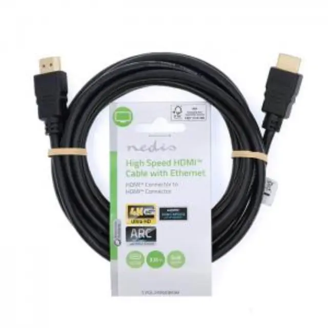 Καλώδιο High speed HDMI with Ethernet, HDMI αρσ. - HDMI αρσ., 5.00m. 3
