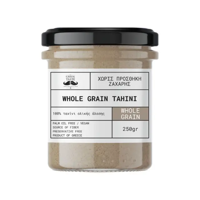 100% Ταχίνι Ολικής Άλεσης - myGreekTaste - 250gr 5214002412623