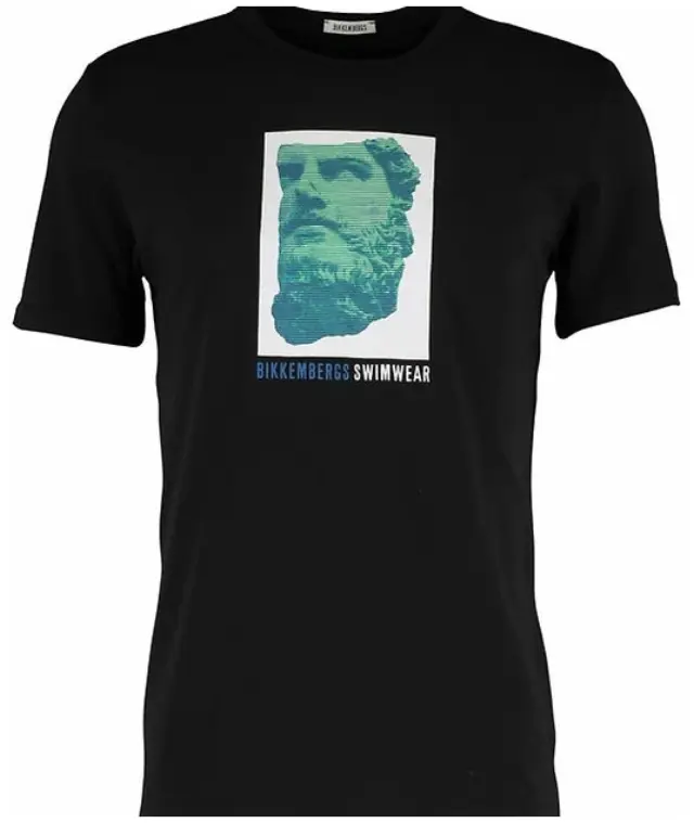 Bikkembergs - Ανδρικό T-shirt Κοντομάνικο BKK1MTS03-BLACK Μαύρο - S 2