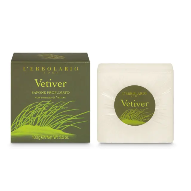 L Erbolario Sapone Profumato Vetiver, Αρωματικό Σαπούνι, 100g