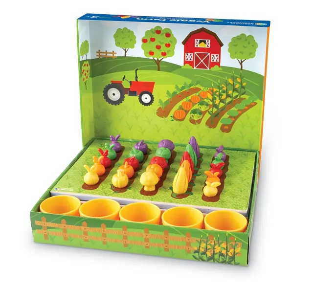 Learning Resources Εκπαιδευτικό Παιχνίδι Veggie Farm Sorting Set για 3+ ετών LER 5553 2