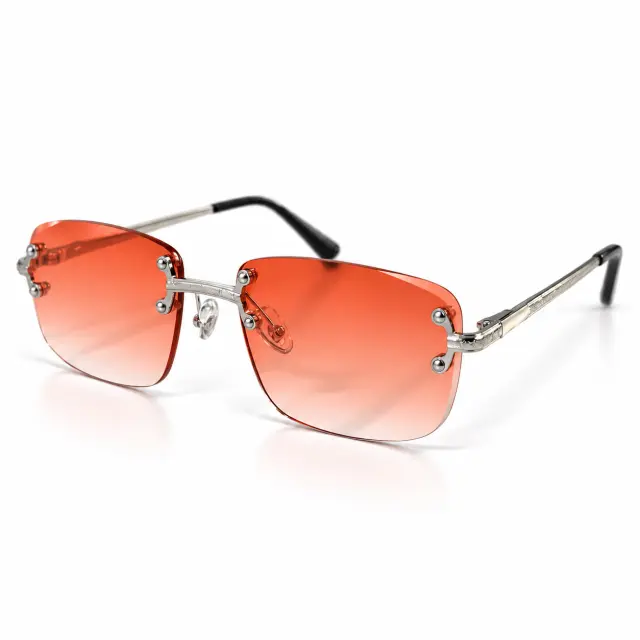 Ghetto Palette Sunglasses – Orange Silver | Unisex 2