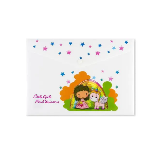 Centrum Φάκελος PP Kουμπί Α4 Happy Unicorn (88817) 2