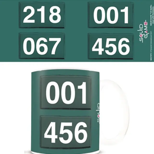 Pyramid SQUID GAME - Numbers - Ceramic Mug 300 ml (MG27079)
