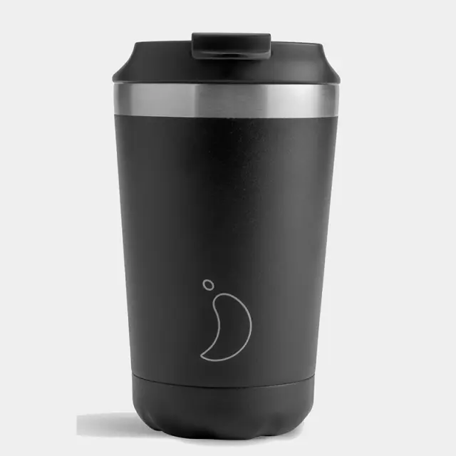 Ποτήρι Θερμός Original Chilly's με χωρητικότητα 340ml και διατήρηση θερμοκρασίας 6h ζεστό - Black