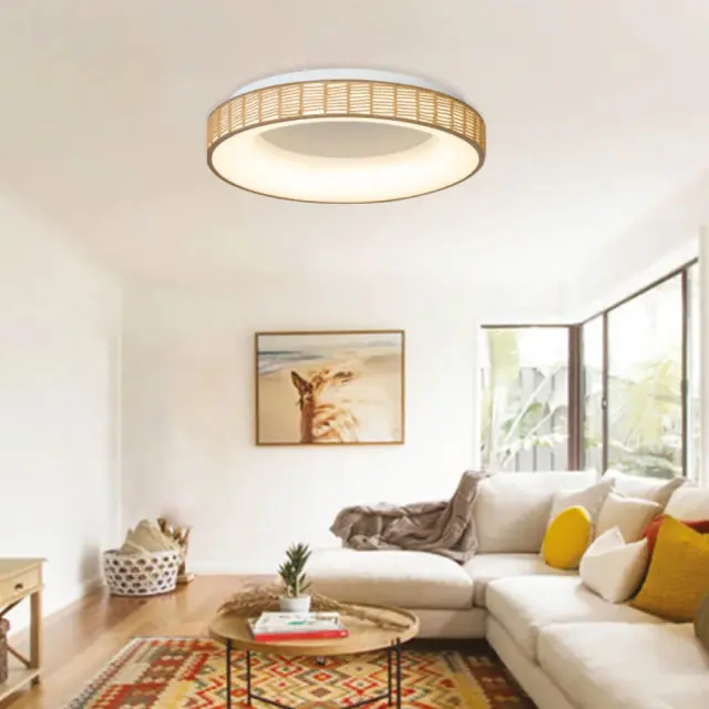 Inlight Πλαφονιέρα Οροφής LED από σχοινί 3CCT, 25W D:50x9,5cm (42042) 3
