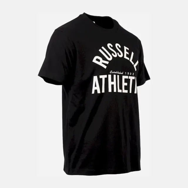 Russell Athletic T-shirt Μαύρο - M 3