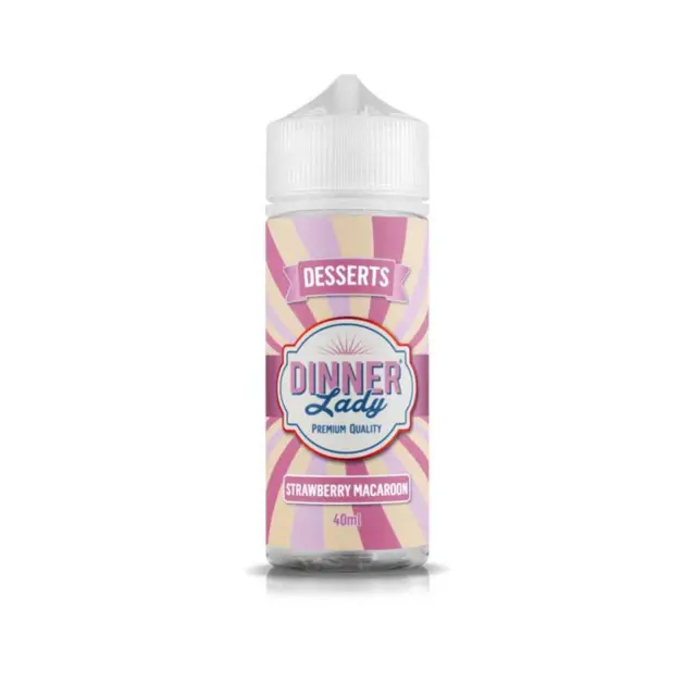 Dinner Lady Desserts Strawberry Macaroon 30ml/120ml