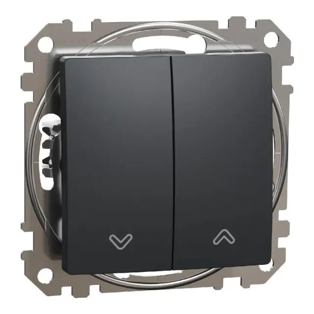 Sedna Design & Elements, Roller Blind switch 10AX, professional, anthracite