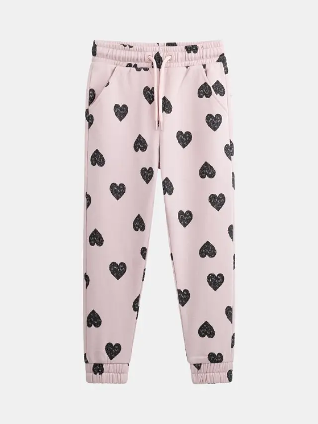 Παιδικό Παντελόνι Φόρμας για Κορίτσια Pink Doodles ΡΟΖ