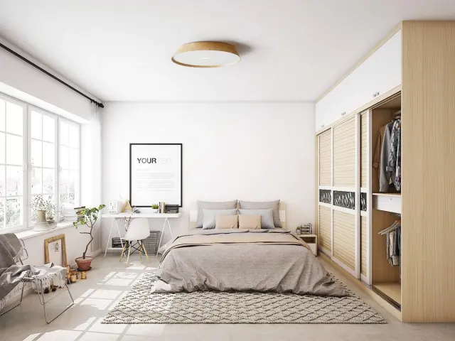 Woody 04580/CE/NW/W/61 Φωτιστικό LED οροφής Φυσικό ξύλο