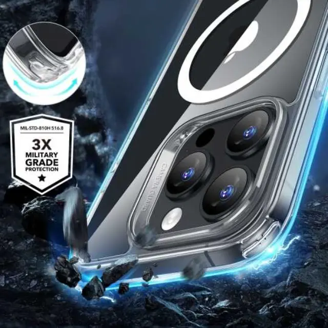 ESR - Classic Hybrid HaloLock - iPhone 16 Pro - Clear 2