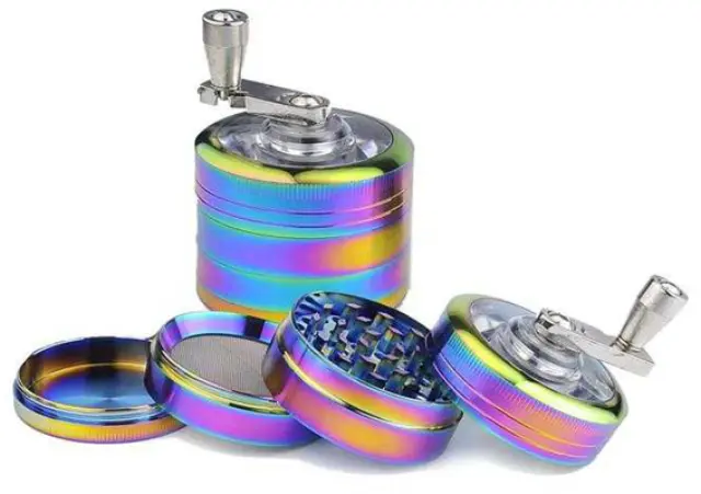 Grinder Τρίφτης Μύλος 52mm Rainbow - 4 Parts