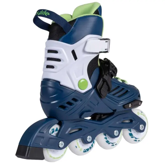 Playlife Khaan Ltd Deep Blue Αυξομειούμενα Inline Πατίνια Μπλε-Λευκό 3