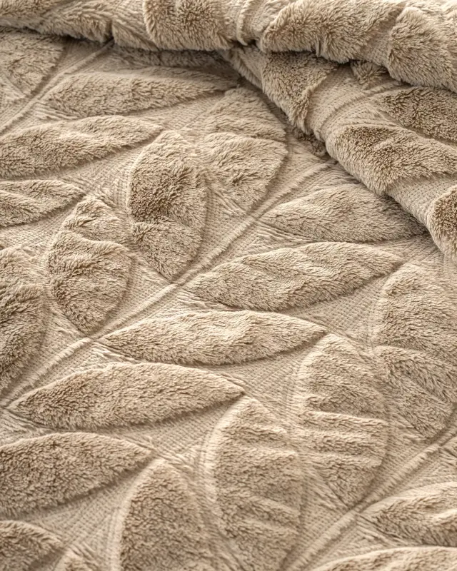 Κουβερλί 220x240 Υπέρδιπλο 530gsm Nima Haven Beige 100% Πολυέστερ 2