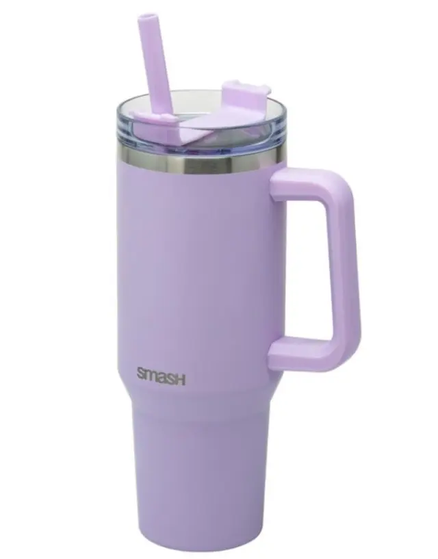 Smash Κούπα Θερμ/κη με Λαβή 1,2L Λιλά Mega Tumbler Ανοξείδωτη
