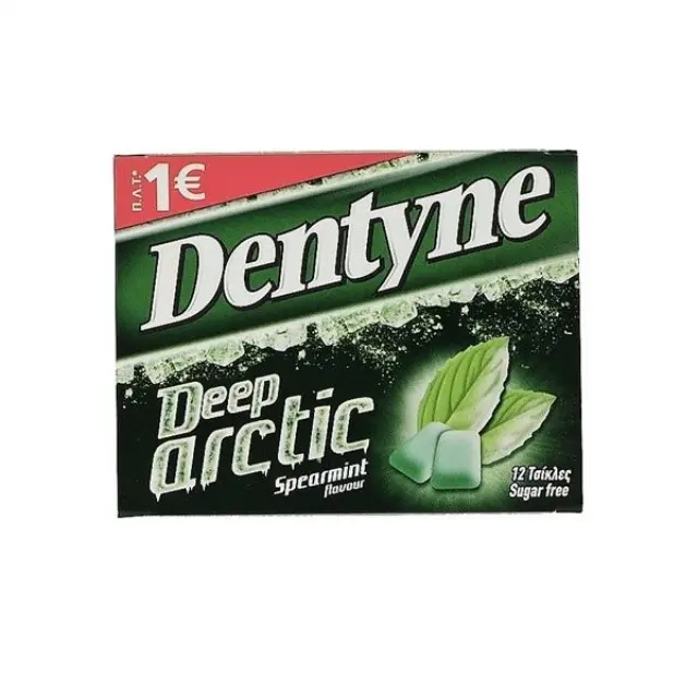 Dentyne Deep Arctic Δυόσμος Χωρίς Ζάχαρη 16,8g Συσκ. 14 τμχ