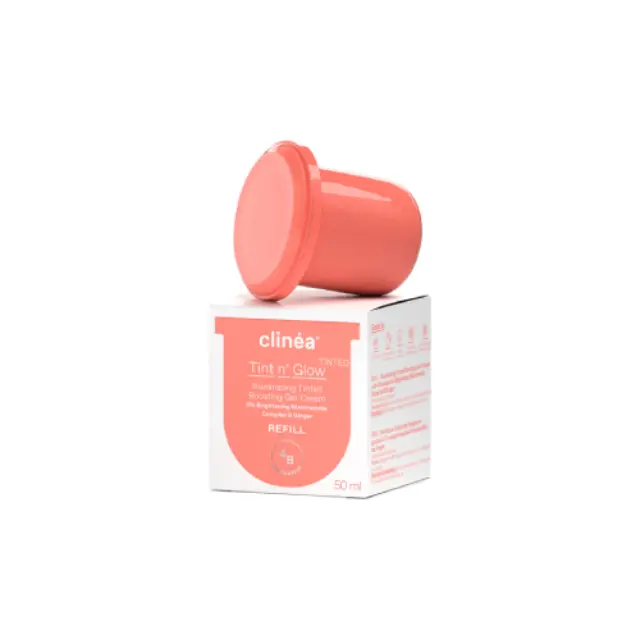 Clinea Tint n' Glow Illuminating Tinted Boosting Gel-Cream Refill Gel-Κρέμα Ενίσχυσης Λάμψης με Χρώμα- Ανταλλακτικό, 50ml