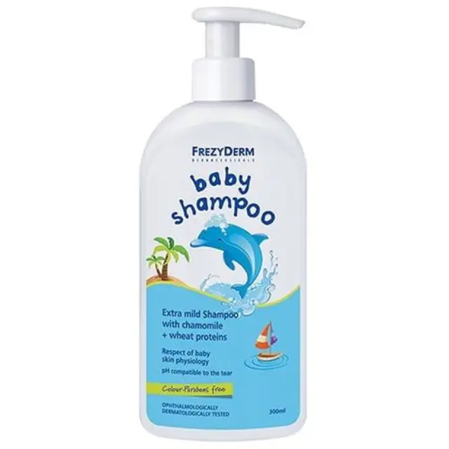 Frezyderm Baby Shampoo Απαλό Βρεφικό Σαμπουάν με Χαμομήλι και Πρωτεΐνες Σιταριού, 300ml