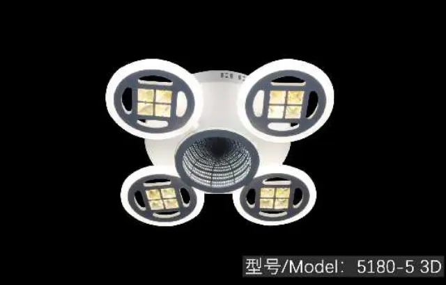 Φωτιστικό οροφής LED - Πλαφονιέρα με Dimmer - 5180-5WH - 943772 2