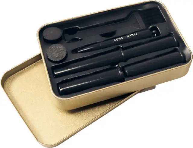 Raw Rolling Tray Πτυσσόμενος Δίσκος Prep Deck Mini Black (22x10.5cm) 3