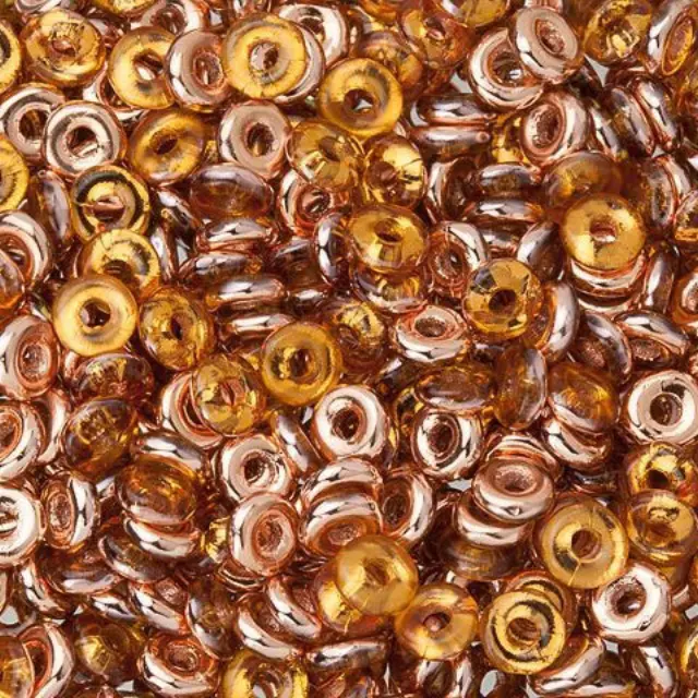 Χάντρα O Beads 3.8mm - Topaz Capri Gold ~7gr
