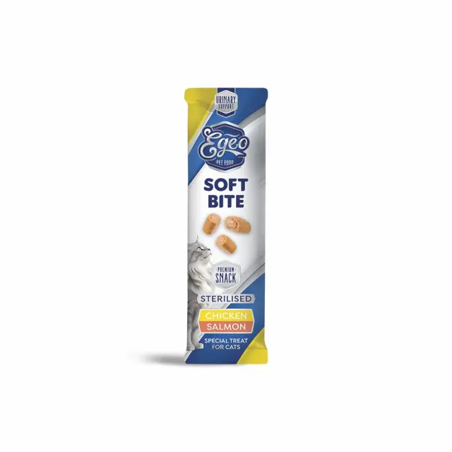 Egeo Cat Sterilised Soft Bite Μix 10gr (1τεμ) Μονόχρωμο 3