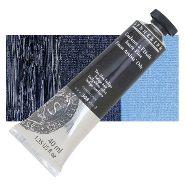 Sennelier Λάδι Finest Artists Oil 308 Indigo hue - 40ml