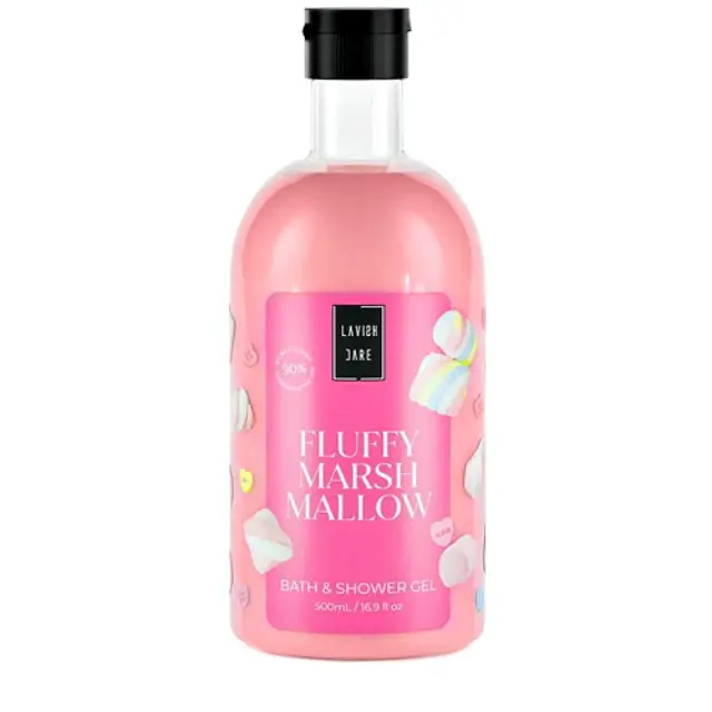 Lavish Care Fluffy MarshMallow Ενυδατικό Αφρόλουτρο Σώματος με Άρωμα Ζαχαροτού, 500ml