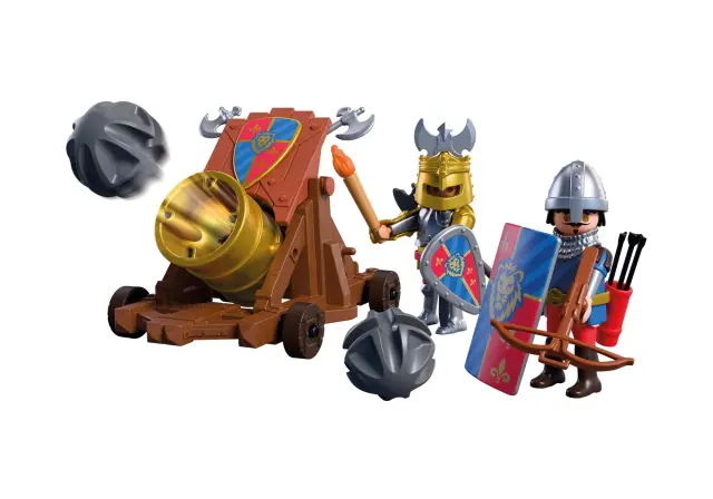 Playmobil 72115 - Knights Λεοντόκαρδοι Ιππότες με κανόνι