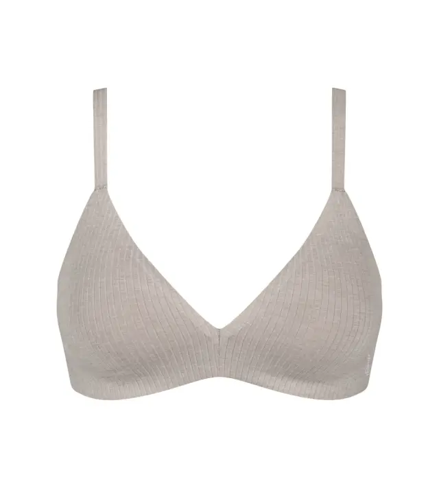 Sloggi Σουτιέν Zero Feel Pure THE UP Push Up Light Gray 2