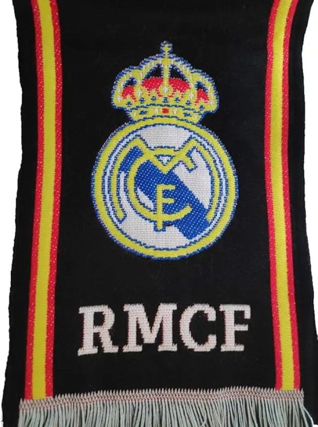 Κασκόλ Real Madrid Black 140x20cm Acryl-RM4BUF7 3