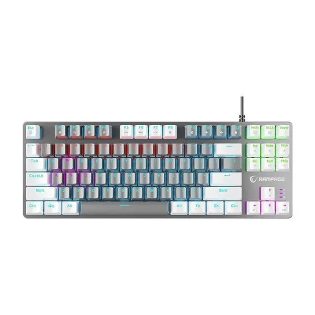 Rampage Gaming Keyboard Snug Blue White / Gray (SNUGK14BS-GW)